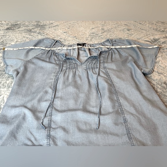 Intro Women’s Chambray Blouse Size 1X - Picture 9 of 9